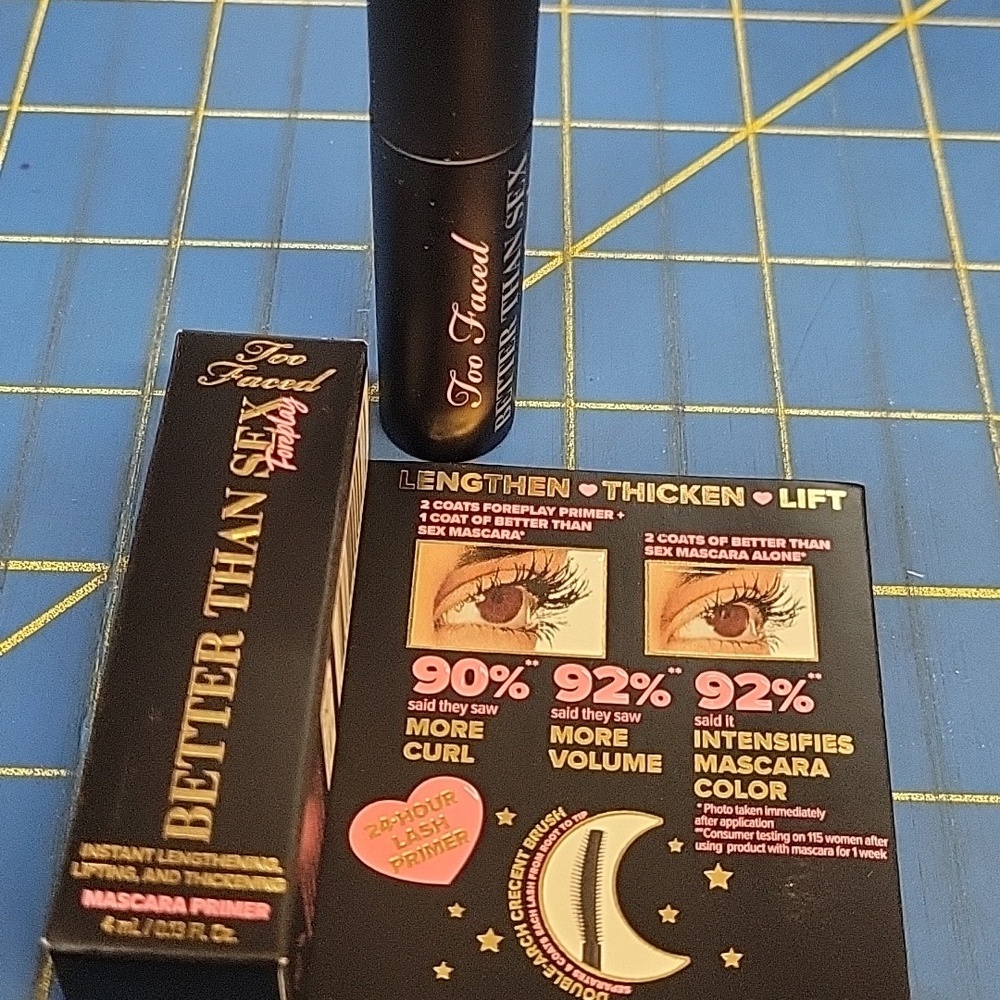 Too Faced Better Than Sex Mascara Primer - 4ml New In Box